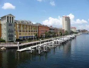 Dock For Rent At Boat Slips with Lift. Downtown Tampa on Harbour Island