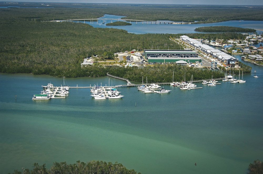 Featured Image of 38′ slip at Calusa Marina Yacht Club. Water and pump out included.
