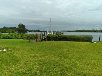 Dock For Rent At Private Wide Water Dockage with water, electric & parking