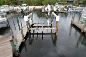 Dock For Rent At Private Slip with Lift in Bokeelia (BIC Guest Exclusive)