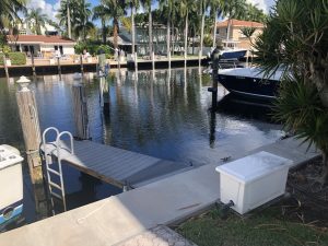 Dock For Rent At Isle of Venice – 12’ x 40’ boat slip – No bridges to ICW