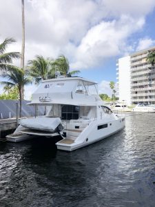 Dock For Rent At Extra wide hurricane protected slip in the Miami River