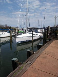 Dock For Rent At Spa Creek Marina 34 foot boat slip A1 for rent available June 2023