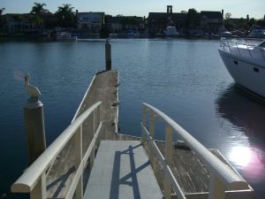 Dock For Rent At 25′ + Boat Slip in Huntington Harbour on Main Channel