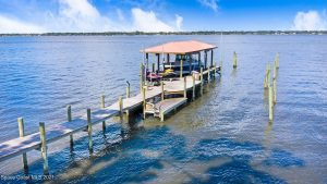 Dock For Rent At 2 docks on ICW @ Merritt Island, FL, 40′ covered boat lift & 75′ dock
