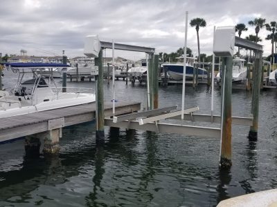Dock For Rent At Private Marina Slip w/ 16,000 lb Lift & Gated Parking – Destin Harbor