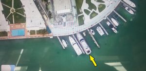 Dock For Rent At Private 110ft Dock- Condominium Miami Beach