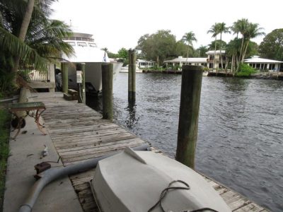 Dock For Rent At Private dock in nice neighborhood within walking distance of downtown