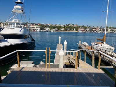 Dock For Rent At 20’ Boat Slip on Lido Isle in Newport