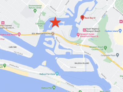 Dock For Rent At 40’ Boat Slip in Newport Marina