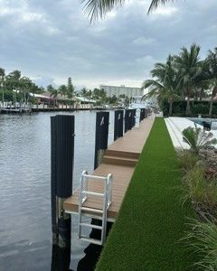 Dock For Rent At 100 FT new dock in calm water with 100amp metered service and water.