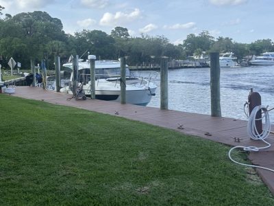 Dock For Rent At 80″ Beautiful setting on the New River just east of the Davie Blvd