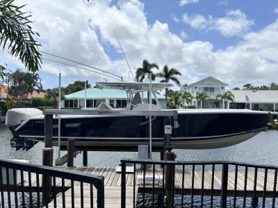 Dock For Rent At Private lift no fixed bridges. 24k lb max.