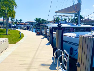Dock For Rent At 201 Ft. Dock for Rent on Deep Water Canal Harbor, Lighthouse Point, FL