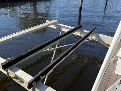 Dock For Rent At boat lift 15000 capacity suitable for boats up to 33 ft