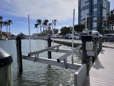 Dock For Rent At Naples’ Venetian Bay Yacht Club Prime Waterfront Boat Dock for Lease!