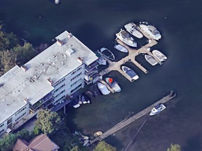 Dock For Rent At Private Dock in calm water with electric hookup.