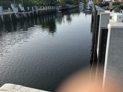 Dock For Rent At Private Dock with electric and water on the south side of las olas