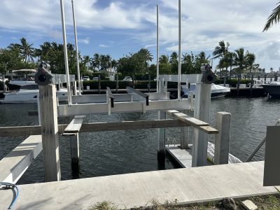 Dock For Rent At New 4 Post 20k lb Elevator Lift 5 min. to Ocean East Ft Lauderdale