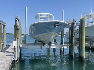 Dock For Rent At 54′x18′ Boat Slip w/20,000lb Lift -Olde Towne Yacht Club Beaufort NC