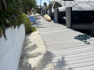 Dock For Rent At 65′ Private Dock | Deep Water | No Fixed Bridges | 30A/50A | 5′ Draft